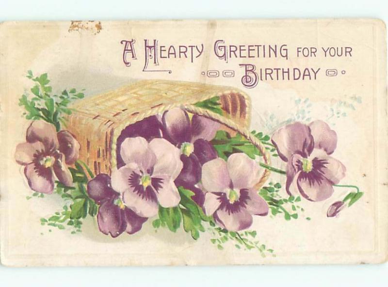 Divided-Back BEAUTIFUL FLOWERS SCENE Great Postcard AA2864