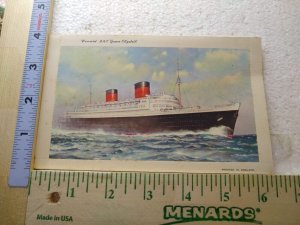 M-301462 Cunard RMS Queen Elizabeth