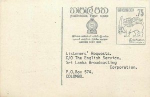 Entier Postal Stationery Postal Sri Lanka Ceylon Lion