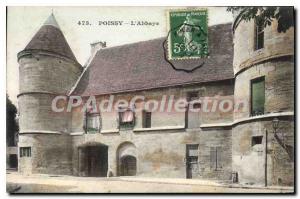 Postcard Old Abbey Poissy