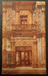 Postcard Used House of Tiles Mexico LB