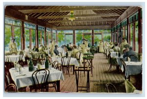 C.1910 Dining Room Seating 600 Canobie Lake Park. Postcard F103E