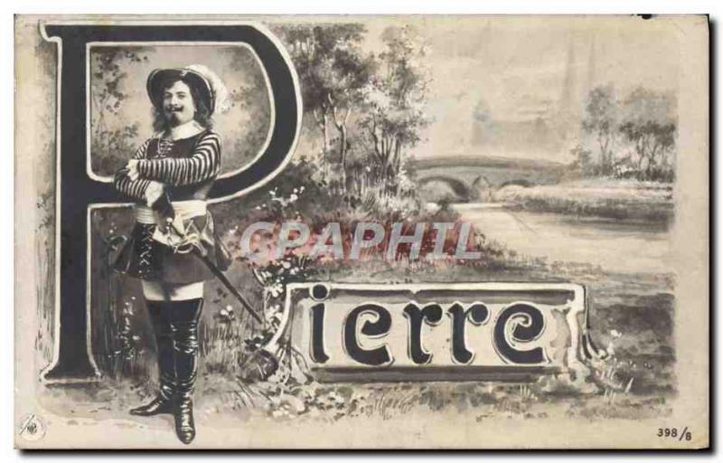 Old Postcard Pierre Surname