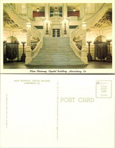 Main Stairway Captiol Building, Harrisburg, Pennsylvania