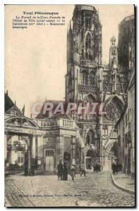 Old Postcard Toul Picturesque entrance to the Court of Portal City XVIII cent...