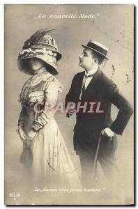 Postcard Old Fashion Female Headdress new fashion