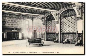 Old Postcard Pierrefonds Chateau La Salle Dukes