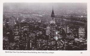 New York City Northeast View From The Empire State Building Real Photo