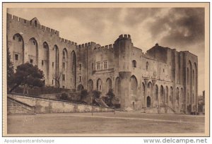 France Avignon Facade principale du Palais