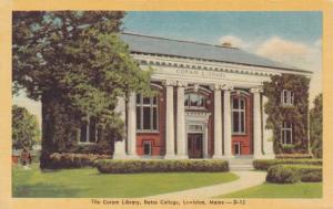 The Coram Library at Bates College - Lewiston, Maine - pm 1947 - Linen