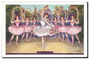 Old Postcard Dance A ballet Collection Heel Gaulois Bergougnan Clermont Ferrand