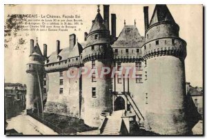 Postcard Old Chateau Langeais Facade East