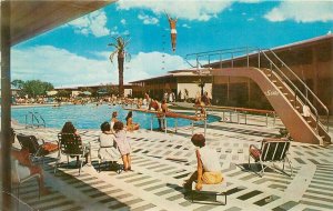 Nevada Las Vegas The Sands Swimming Pool 1958 Mellinger Postcard 22-2635