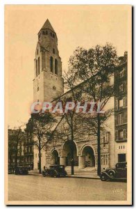 CARTE Postale Old Paris Strolling Church St Pierre de Chaillot