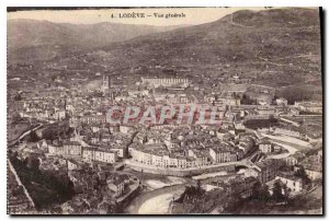 Old Postcard General view LODEVE