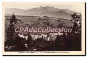 Postcard Old Monestier De Clermont Vue Generale De La Chaine And Flycatcher