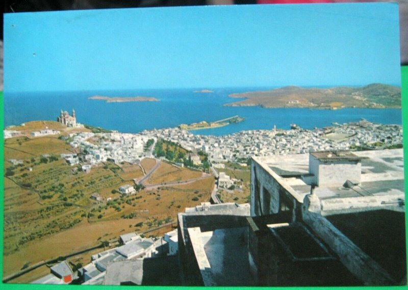 Greece Syros General View - posted 1990