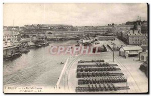 Old Postcard Brest Port War And The Arsenal Charter