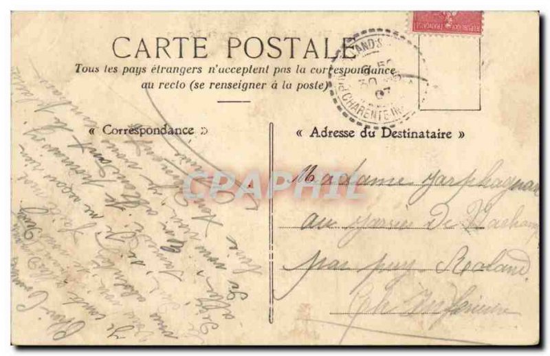 Niort - Statue Ricard - Place du Donjon Old Postcard