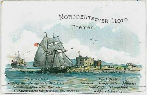 33086 - postcards VINTAGE POSTCARD: GERMANY Germany - BREMEN LLOYDS  -