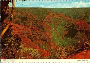 View of Waimea Canyon HI, Grand Canyon of the Pacific Postcard I68