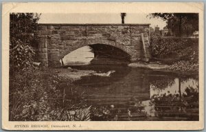 DEMAREST NJ STONE BRIDGE ANTIQUE POSTCARD