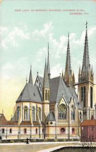 CHICAGO, IL Illinois   OUR LADY OF SORROW CHURCH~Jackson Blvd   1909 Postcard