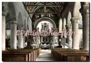 Postcard Modern Mansigne Sarthe inside the church