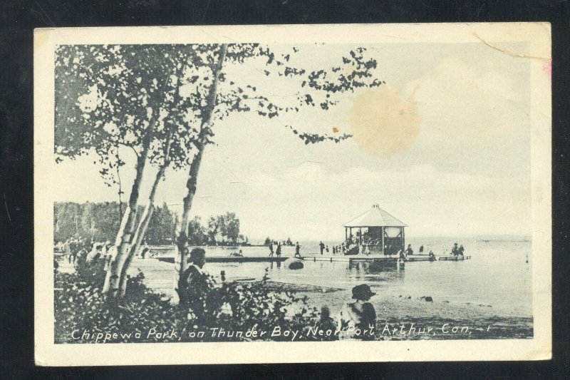 PORT ARTHUR ONTARIO CANADA CHIPPEWA PARK THUNDER BAY VINTAGE POSTCARD