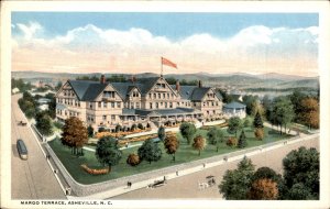 Asheville North Carolina Margo Terrace c1900-20s Vintage Postcard