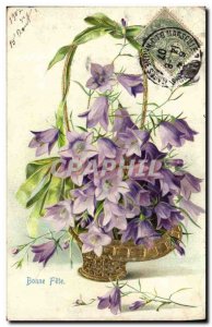 Old Postcard Fantasy Flowers