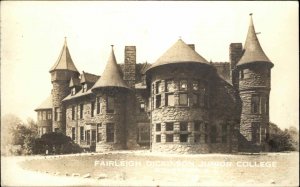 Rutherford New Jersey NJ Fairleigh Dickinson Junior College Real Photo PC