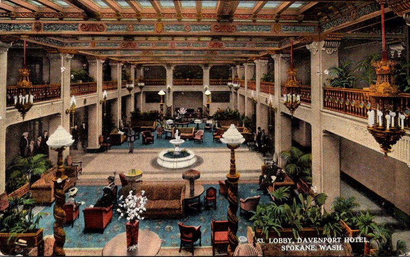 Washington Spokane Davenport Hotel The Lobby