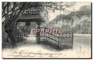 Old Postcard Switzerland Geneve The willows trail