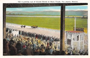 Grand Stand at Race Track Horse Racing, Trotter, Trotters, Unused 