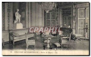 Postcard Old Chateau de Compiegne Rest Salon