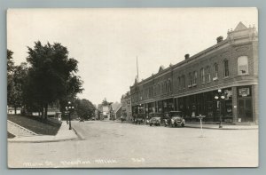 PRESTON MN MAIN STREET ANTIQUE REAL PHOTO POSTCARD RPPC