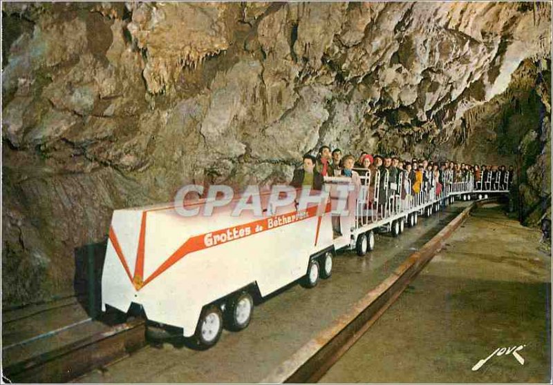 'Postcard Modern Caves Betharram Train Collection D''Art Pyreneen'