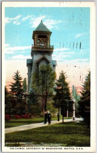 1924 The Chimes University Of Washington Seattle U. S. A. Posted Postcard