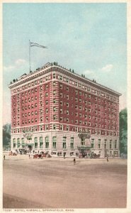 Vintage Postcard Hotel Kimball Landmark Springfield Illinois Detroit Publishing