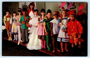 CHILDREN'S FASHION SHOW Halloween Costumes? CAPROLAN NYLON Advertising  Postcard