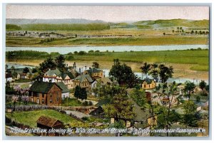 Huntington West Virginia WV Postcard Triple State View Big Sandy Rivers View