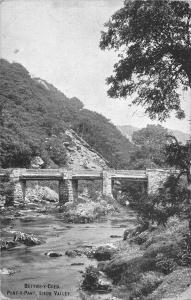 uk39119 pont y pant liedr valley betws y coed wales  real photo  uk lot 20 uk