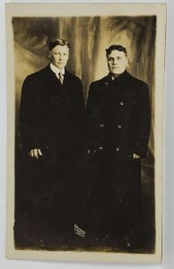 Port Arthur Ontario (Now Thunder Bay) Handsome Men Rogers Studio  Postcard R2