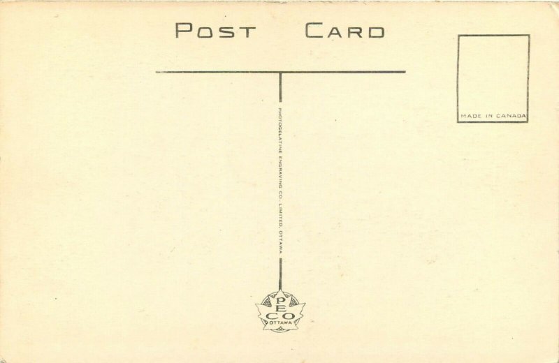 Vintage Postcard; High School, Summerside, Prince Edward Island Canada Unposted