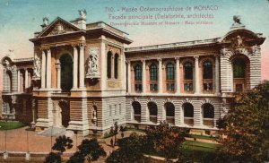 Vintage Postcard Musee Océanographique De Monaco Main Entrance Museum Monaco