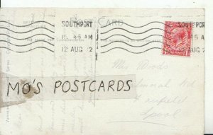 Genealogy Postcard - Woods - 1 Balmoral Road - Fairfield - Liverpool - Ref 9392A
