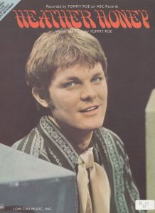 Heather Honey Tommy Roe 1970s Sheet Music