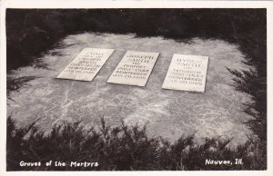 Illinois Nauvoo Graves Of The Martyrs Real Photo