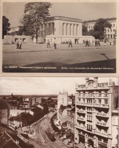 Belgrade Serbia & Antique Unidentified 2x Real Photo Postcard s